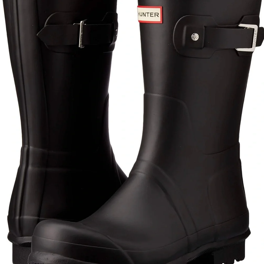 Hunter Men’s Original Insulated short rain boots size 9 NWT